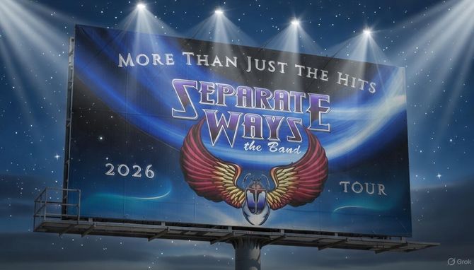 Separate Ways The Band, The Ultimate Journey Tribute Band, "More Than Just The Hits In 2026 Tour"