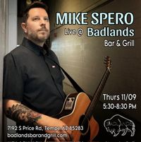 Mike Spero Live @ Badlands Bar & Grill