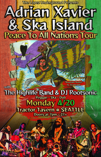 Adrian Xavier & Ska Island @ Tractor Tavern