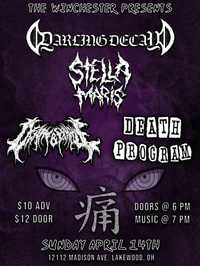 Darling Decay, Stella Maris, Death & Exhale, Death Program at the Winchester