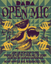 DADA Prose & Poetry Open Mic