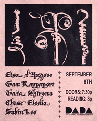 A Very Special Reading w/ Chase Elodia & friends