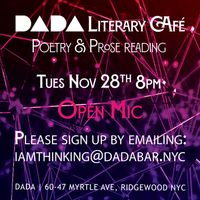 Dada Literary Café: Open mic