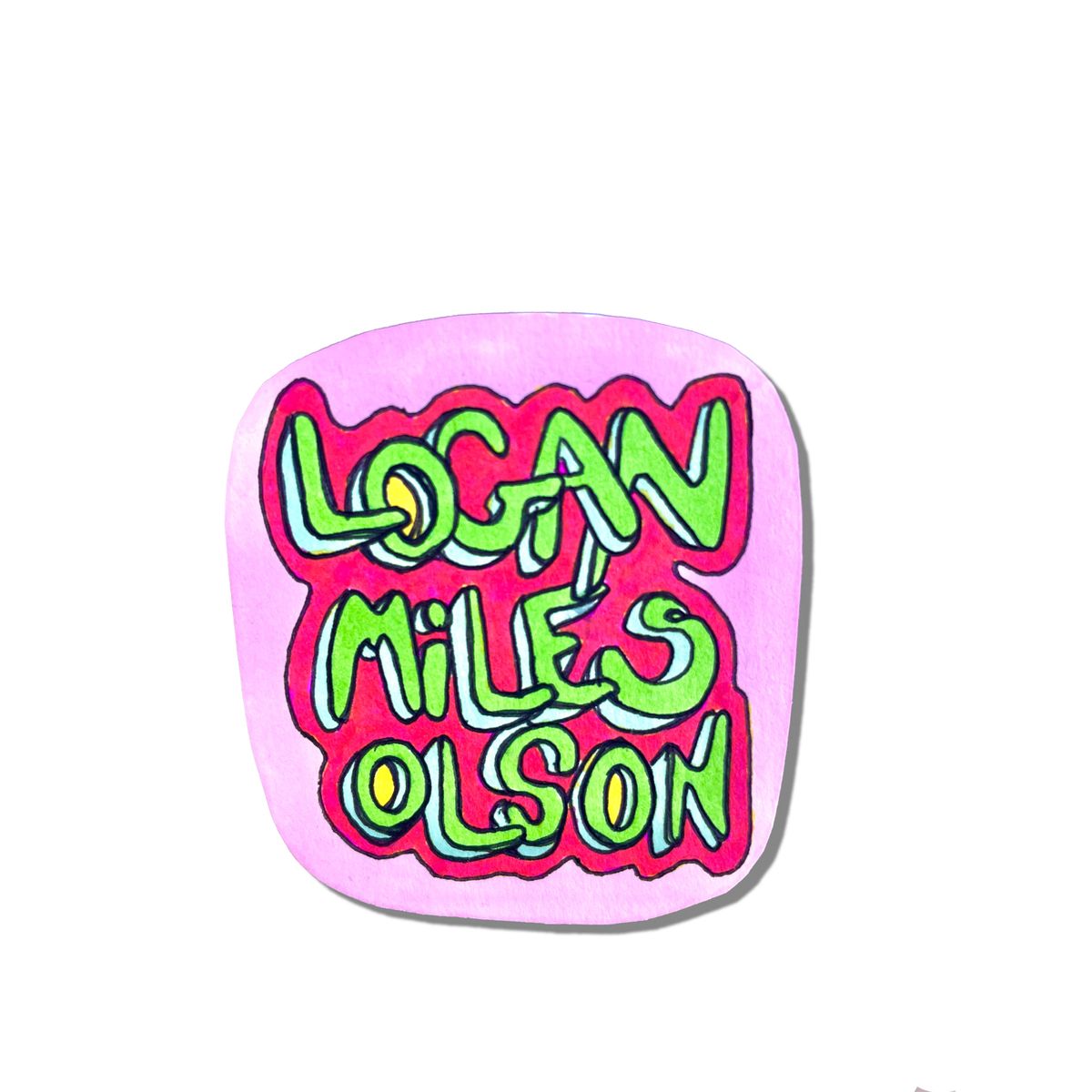 Logan Miles Olson Sticker 
