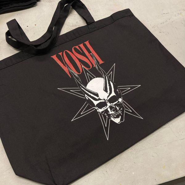 "Skull Horns" Big Tote 