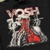 CUT HOODED SWEATSHIRT