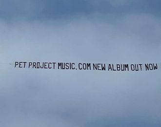 Pet Project airplane banner