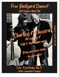 Chartier and Checora Backyard Busking