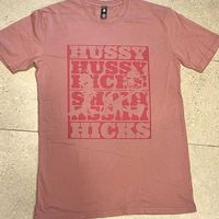 New HH design Tee in faded wine pink
