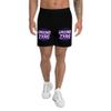 Unisex Ground Zxro Purple Neon Logo Athletic Long Shorts