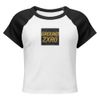 Women's Gold Ground Zxro Raglan Baby T-Shirt