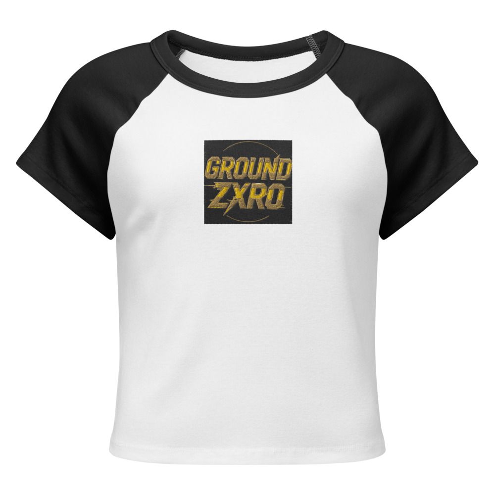 Women's Gold Ground Zxro Raglan Baby T-Shirt