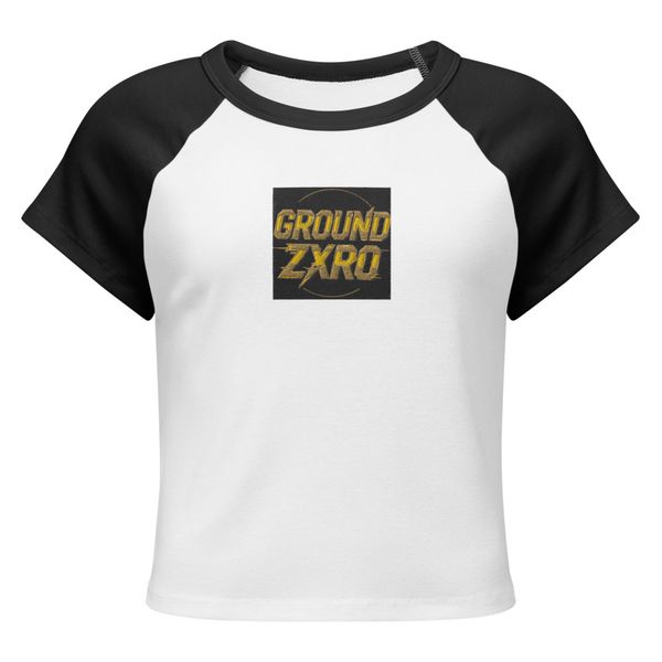 Women's Gold Ground Zxro Raglan Baby T-Shirt