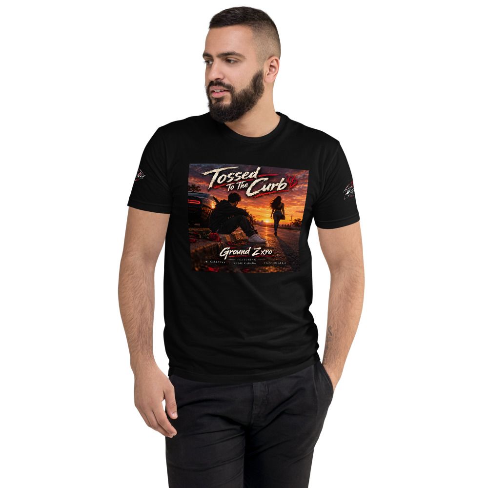 Men's Ground Zxro Tossed To The Curb Fitted T-Shirt