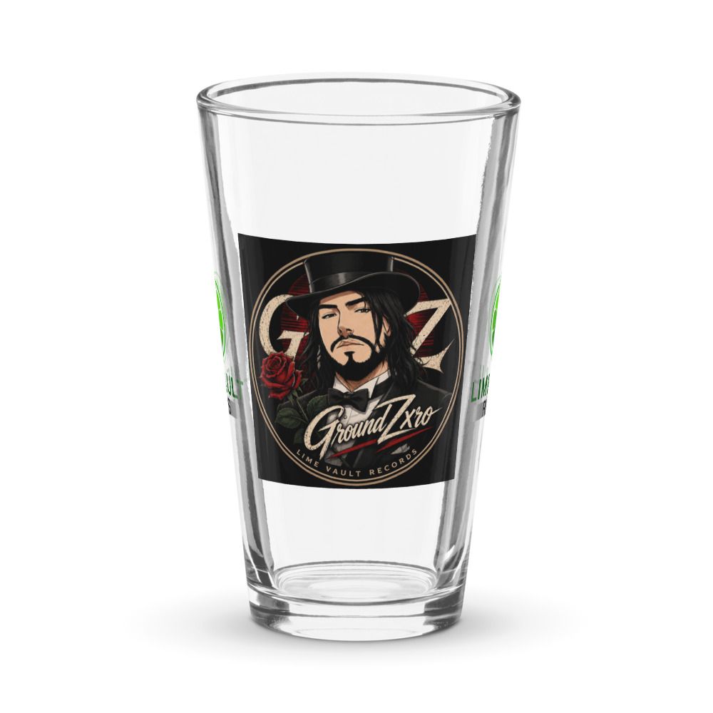 Ground Zxro Shaker Pint Glass (16 oz)