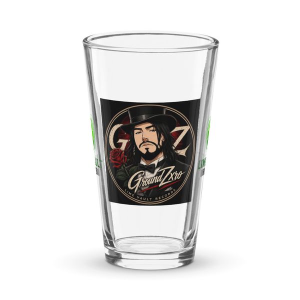 Ground Zxro Shaker Pint Glass (16 oz)