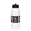 Stainless Steel Ground Zxro Fall 2026 Water Bottle with a Straw Lid