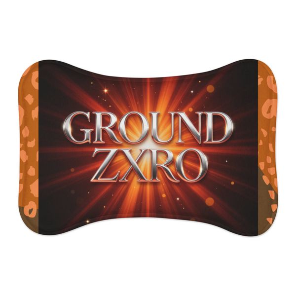 Ground Zxro Orange Pet Feeding Mat