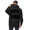 Unisex Ground Zxro Fleece Silver Logo Zip Up Hoodie