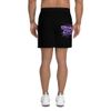 Unisex Ground Zxro Purple Neon Logo Athletic Long Shorts