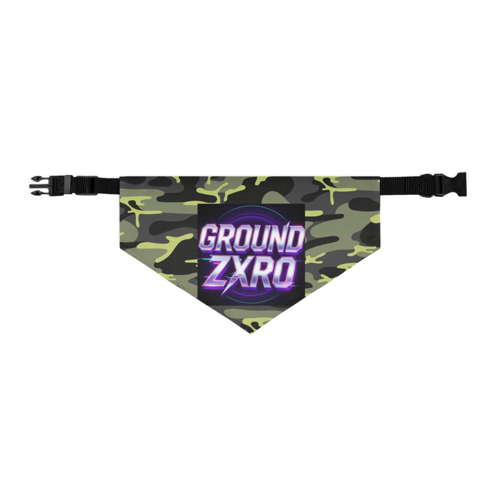 Ground Zxro Pet Bandana Collar
