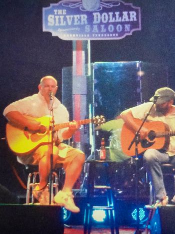 Playing at the Silver Dollar Saloon with Bobby Turk, Nashville, TN
