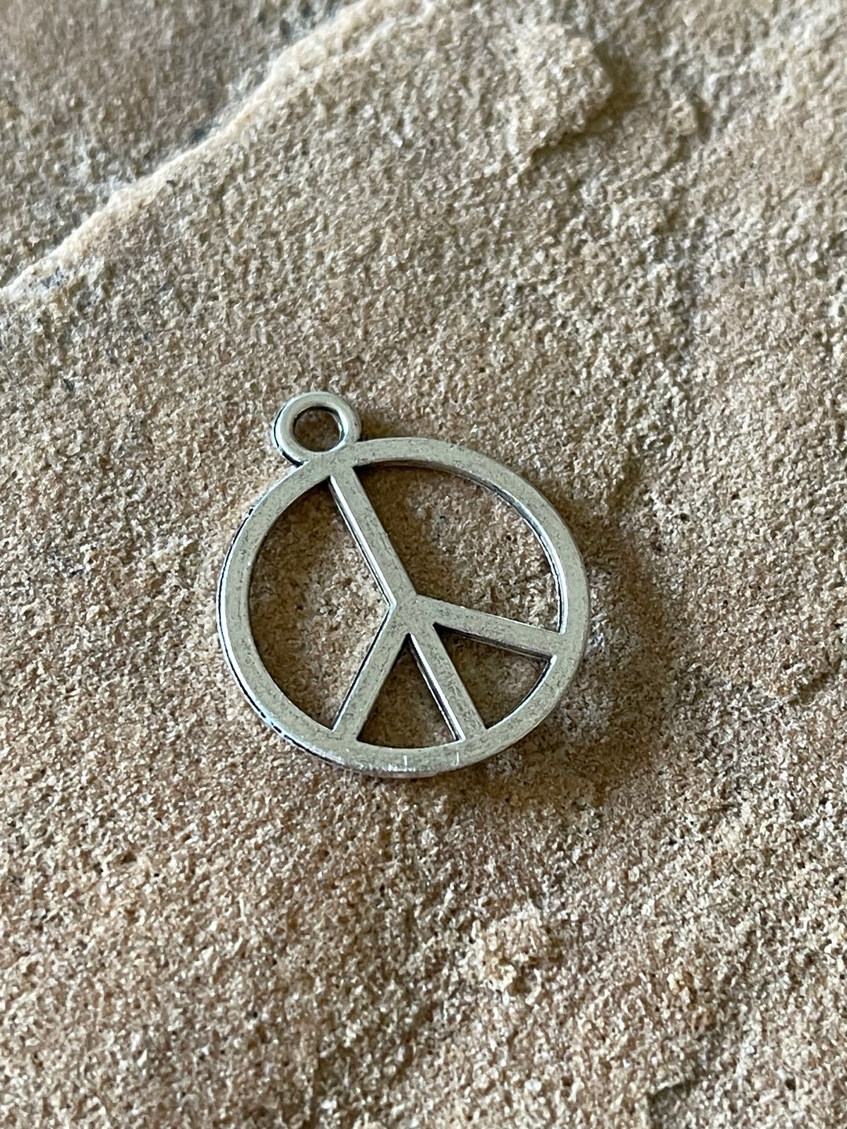 Silver Peace Symbol