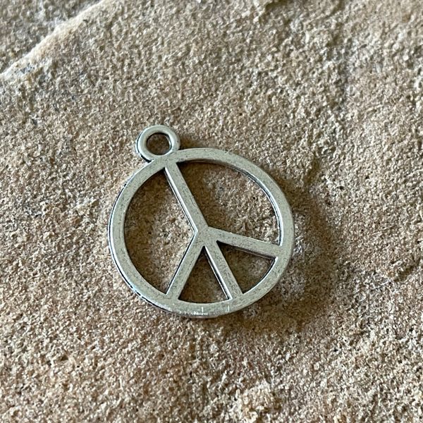 Silver Peace Symbol