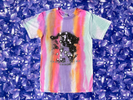 Sherbet Striped Tie-Dyed Shirt