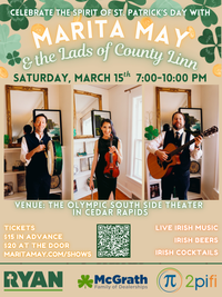 St. Patrick's Day Concert 2025: Marita May & the Lads of County Linn