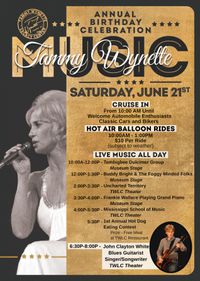 Tammy Wynette Birthday Bash and Fundraiser 