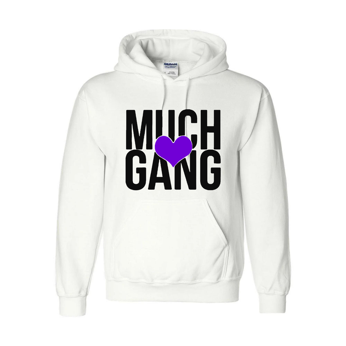 Much Luv Gang White Hoodie