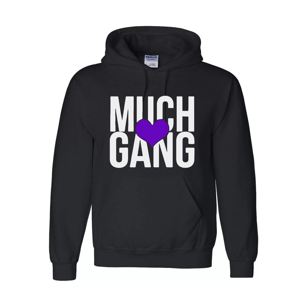 Much Luv Gang Black Hoodie