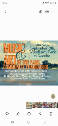 Music & Art In The Park Community Fundraiser