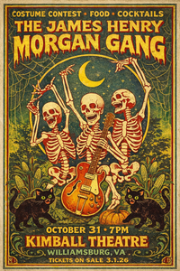 The James Henry Morgan Gang's Spookalicious Dance Party @The Kimball Theater