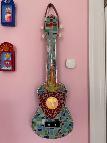 Mosaic on ukelele
