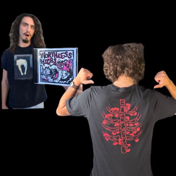 Mushrooms On My Spine Shirt + Signed CD