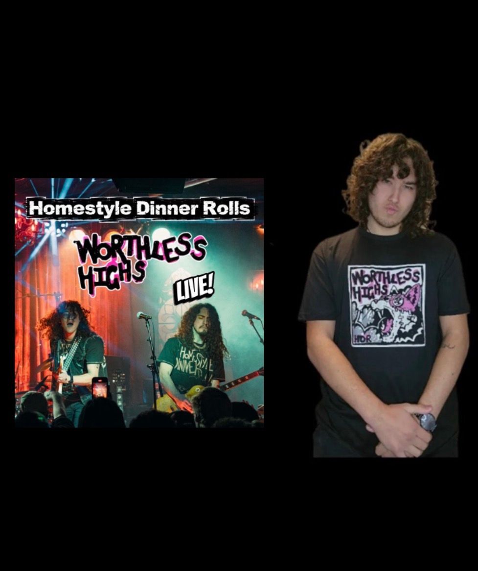 Worthless Highs Shirt + Live Album CD (Signed)