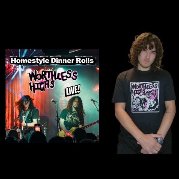 Worthless Highs Shirt + Live Album CD (Signed)