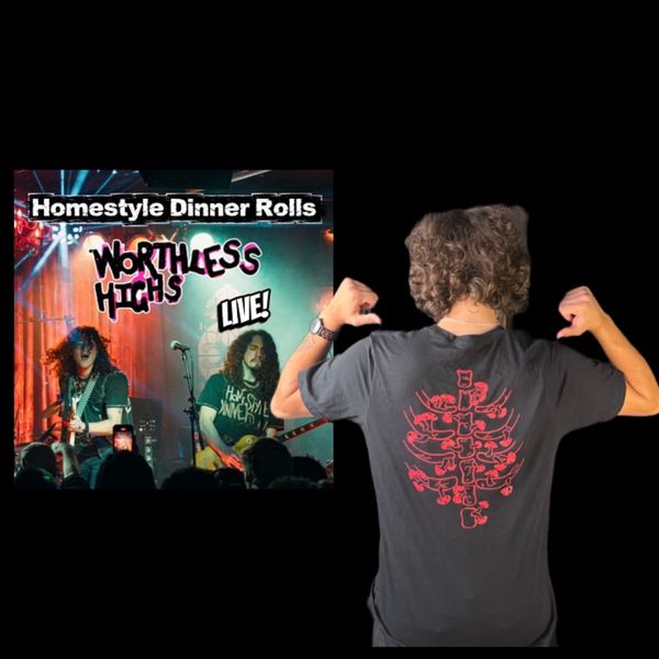 Mushrooms On My Spine Shirt + Live Album CD (Signed)