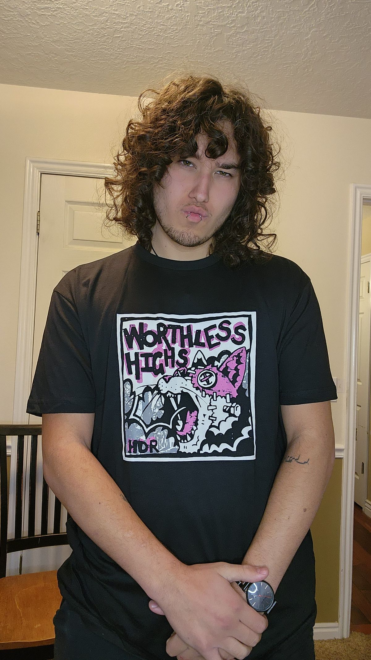 Worthless Highs Album T-Shirt (Black)