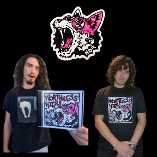 Worthless Highs Shirt + Signed CD + Sticker