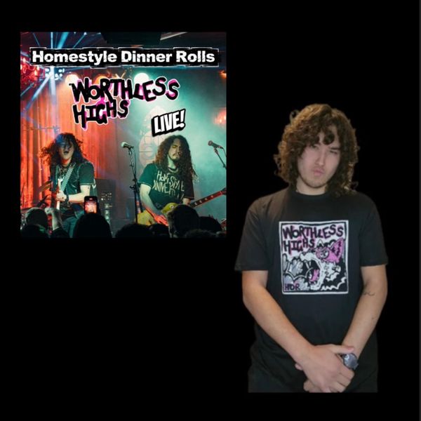 Worthless Highs Shirt + Live Album CD (Signed)