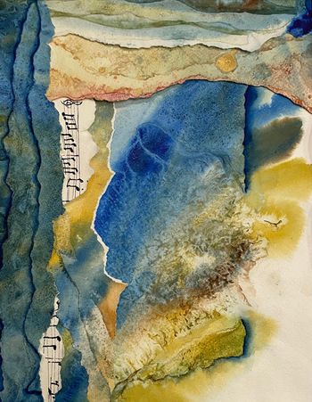 Watercolor/Mixed Media. Copyright 2023 Cheryl Kaldahl.  All rights reserved.
