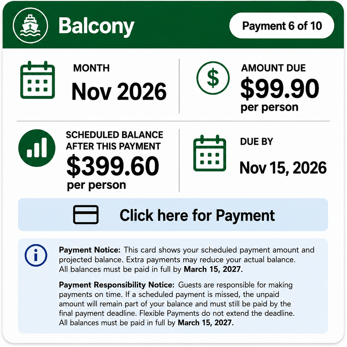 Nov Payment 2026