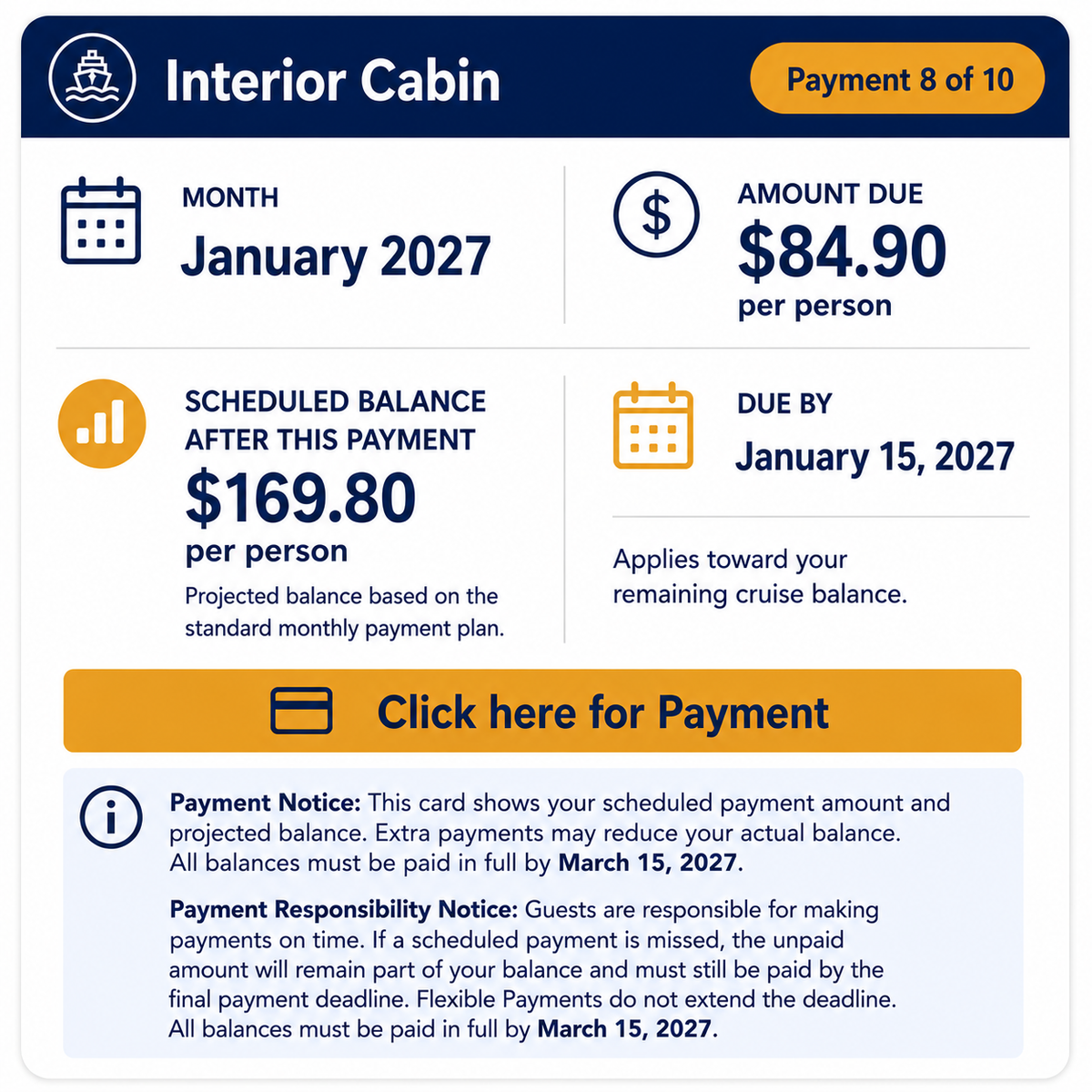  "Click Image" January Payment 2027