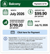 July Payment 2026