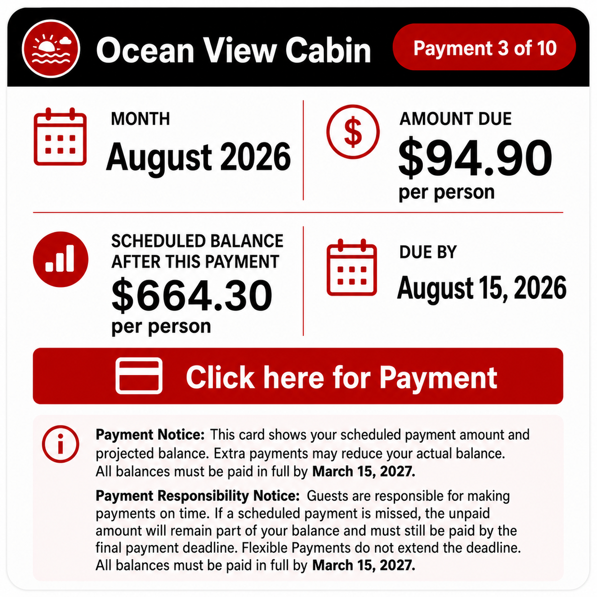 Aug Payment 2026