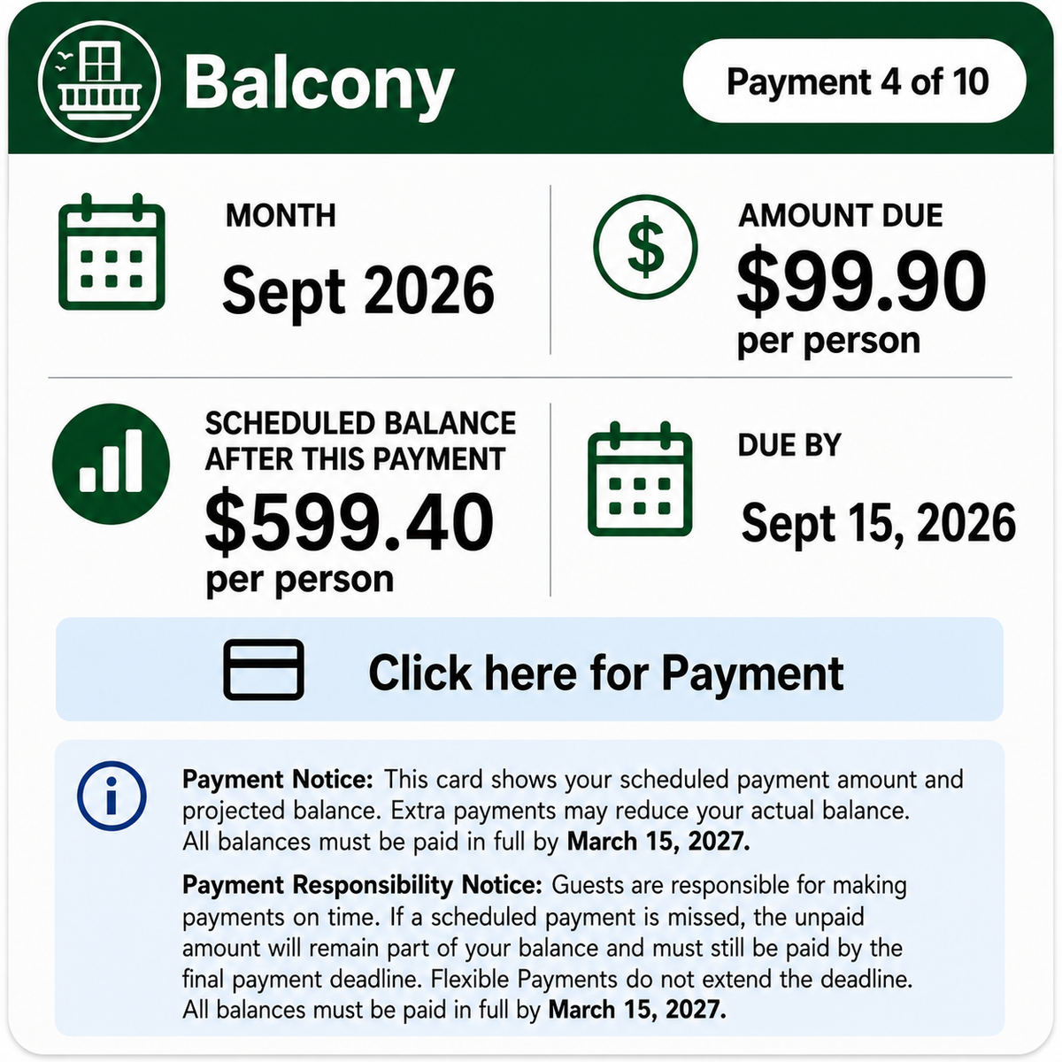 Sept Payment 2026