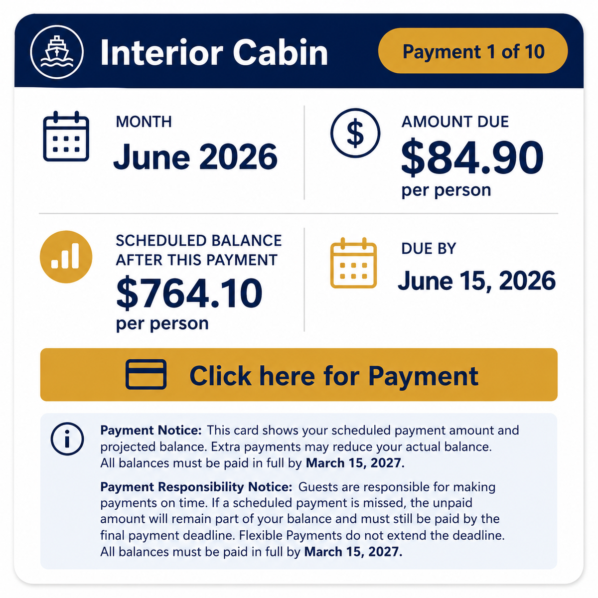  "Click Image" June Payment 2026  